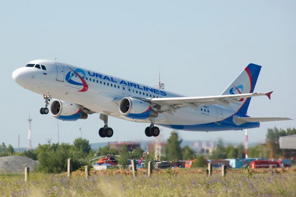 "Уральские авиалинии" начали осуществлять перелет по направлению Наманган-Челябинск