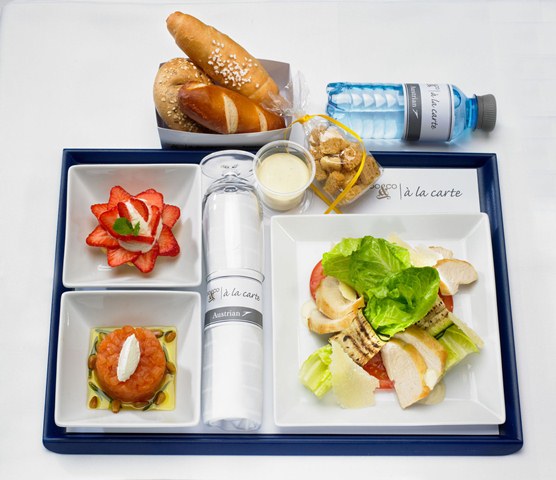 Платное питание появилось в эконом-классе Austrian Airlines