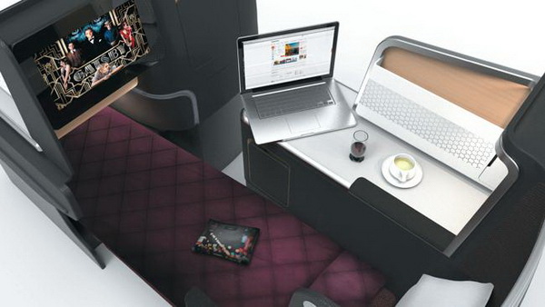Qantas в следующем году вводит в эксплуатацию "лежачие места" для бизнес-класса