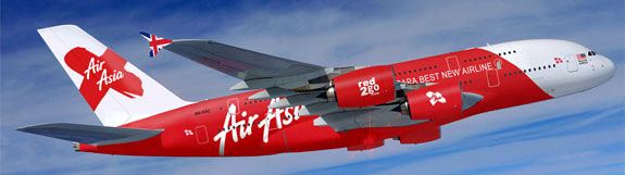 Авиакомпания AirAsia X предлагает ящо более комфортные условия для полета