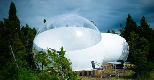 Открылся новый интересный отель в виде мыльного пузыря на территории Эстонии