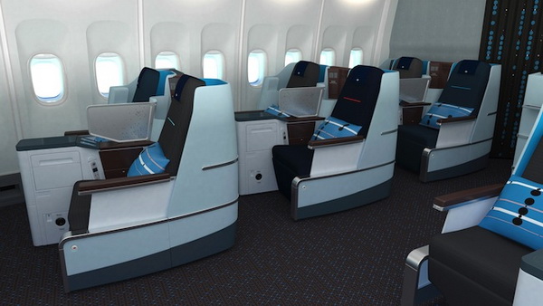 KLM оборудует бизнес-класс креслами нового поколения